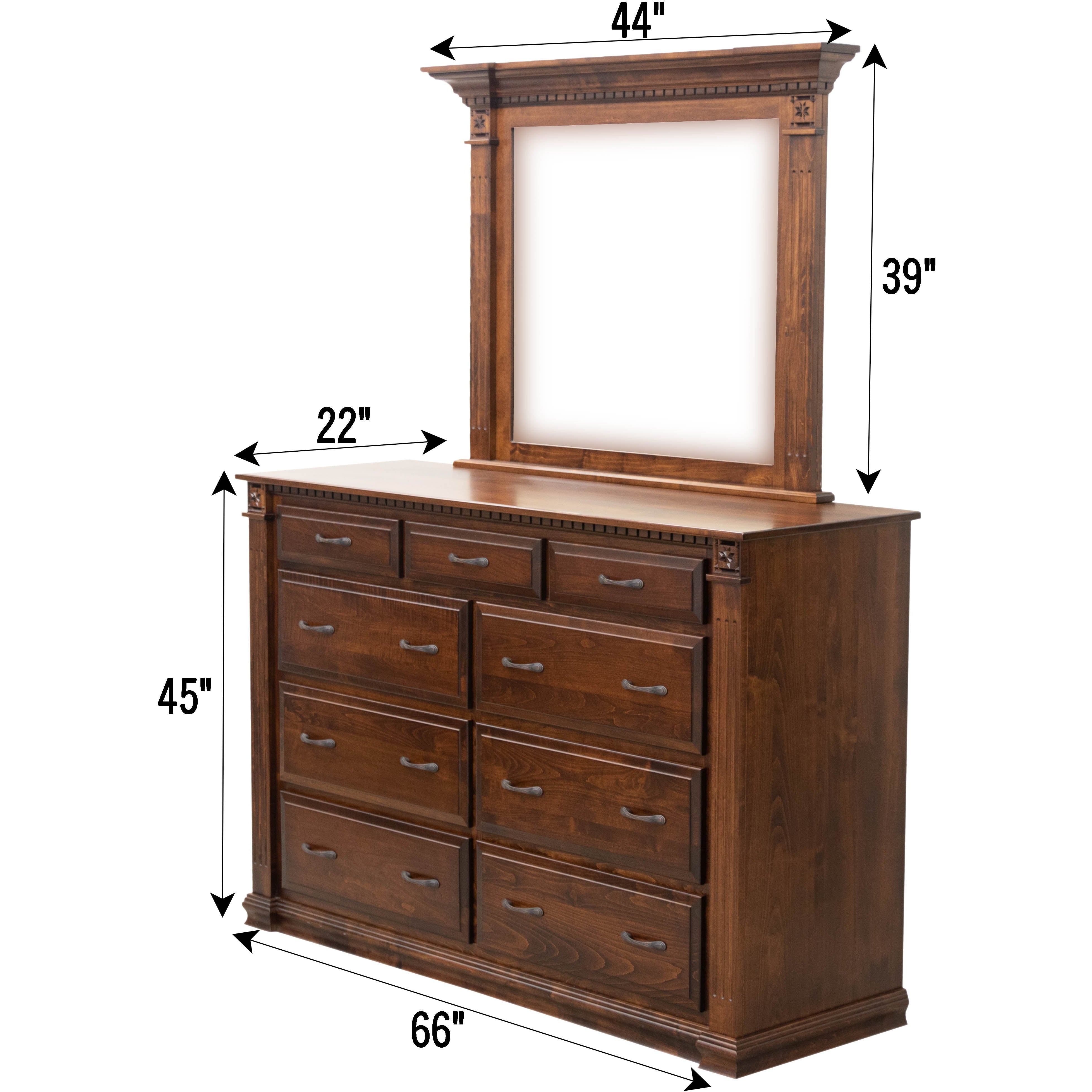 Heirloom 9-Drawer Tall Dresser