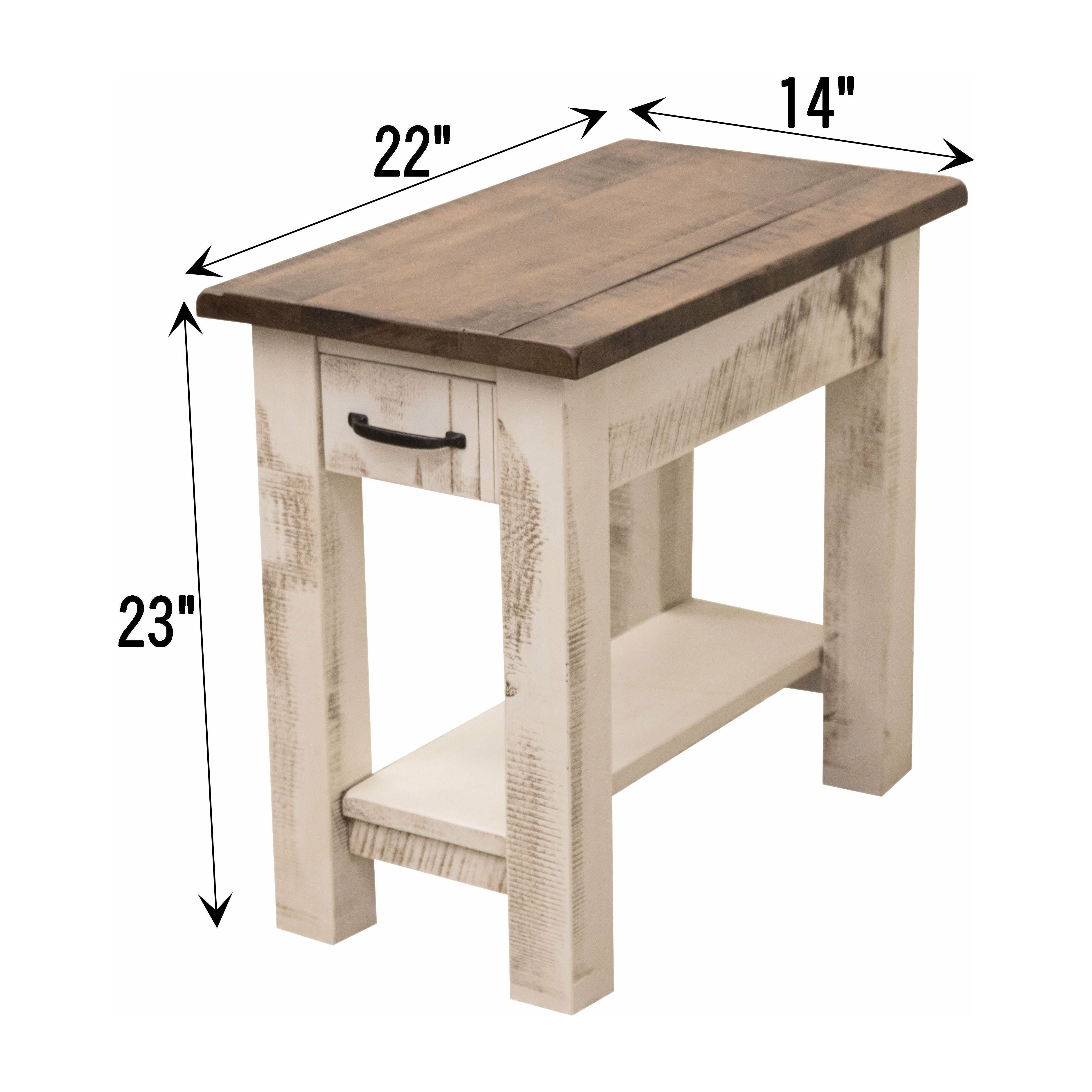 Milltown Small Rectangle Open End Table