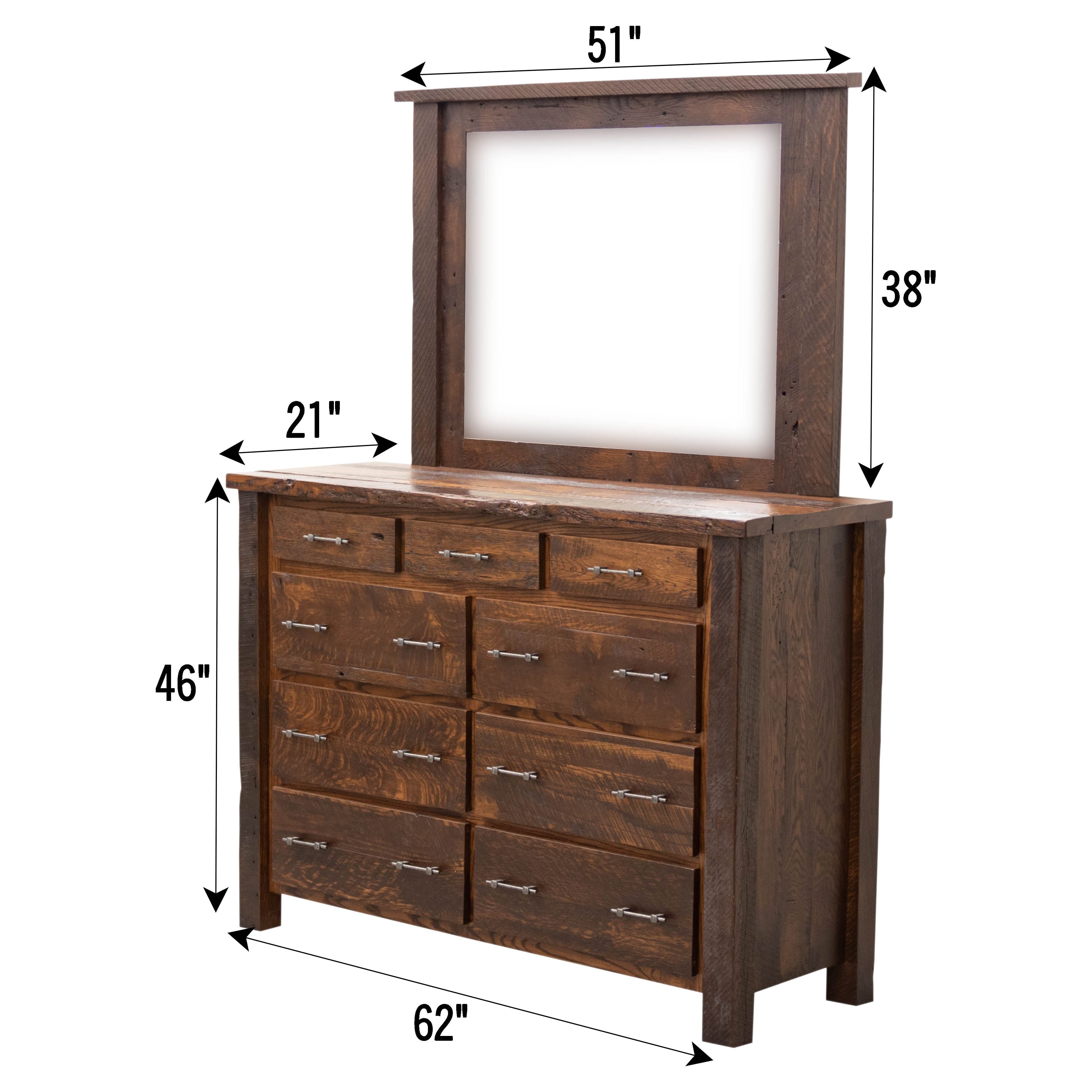 Silverton 9-Drawer Tall Dresser
