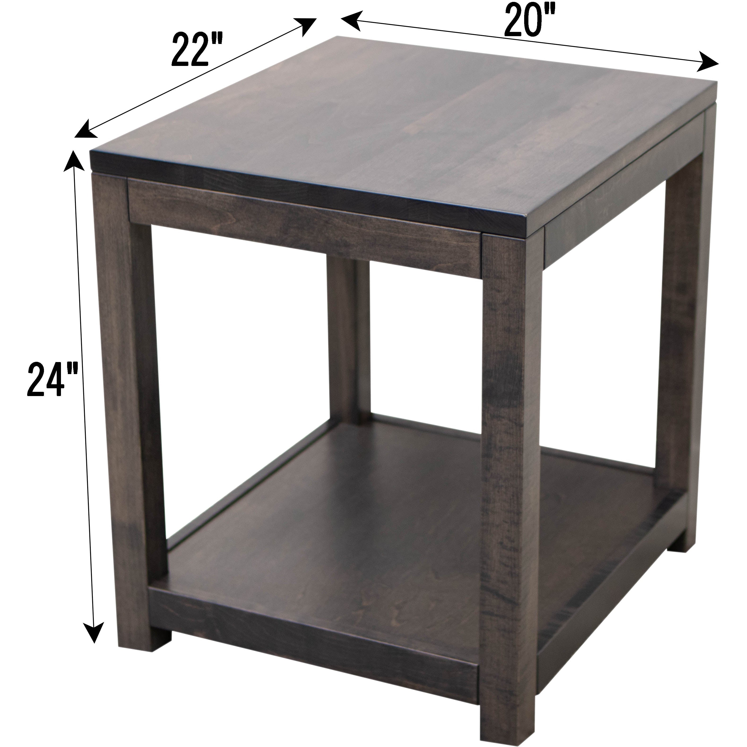Westbrook Large Square Open End Table